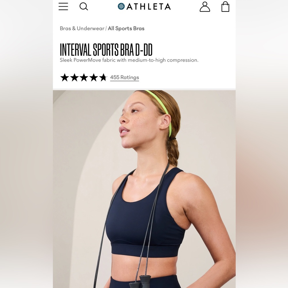 Interval
Sports bra NWOT